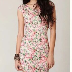Free People Floral Mini Dress